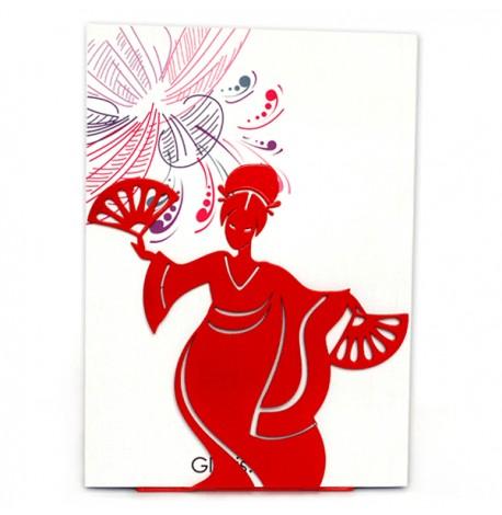 Упор для книг Glozis Geisha (красный)