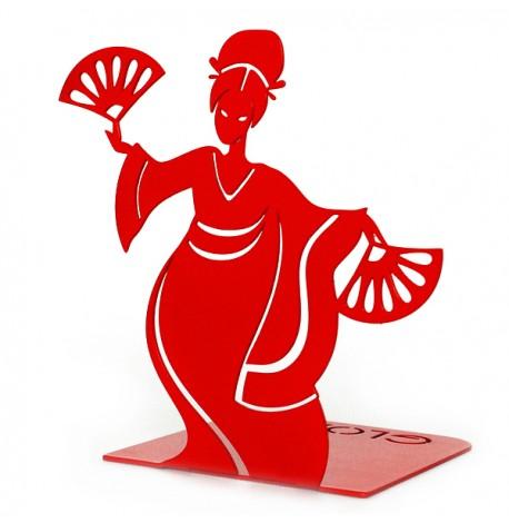 Упор для книг Glozis Geisha (красный)