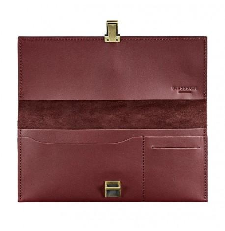 Шкіряний тревел-кейс Journey 2.0 (бордовий) шкіра Krast