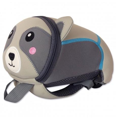 Дитячий рюкзак з повідцем "Єнот"