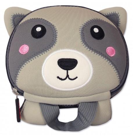 Дитячий рюкзак з повідцем "Єнот"