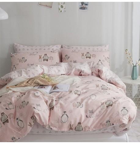 Полуторный комплект постельного белья Forest Animals (хлопок)