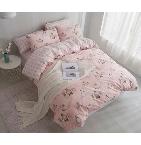 Полуторный комплект постельного белья Forest Animals (хлопок)