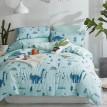 Полуторный комплект постельного белья World of Dino (хлопок)