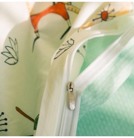 Комплект постельного белья Foxes in the Grass (двуспальный-евро)