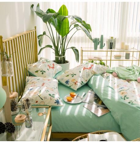 Комплект постельного белья Foxes in the Grass (двуспальный-евро)