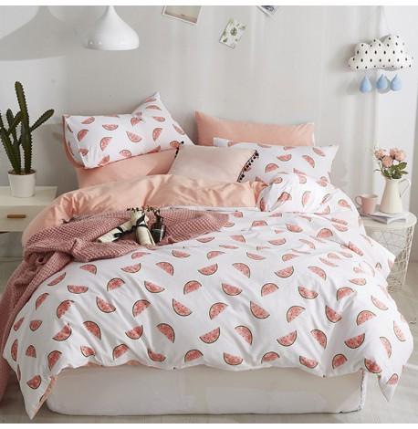 Комплект постельного белья Watermelon Slices (двуспальный-евро)