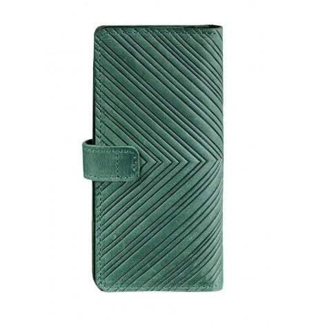 Портмоне из натуральной кожи  7.0 "Инди" (зеленое)
