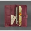 Портмоне з натуральної шкіри 7.0 "Інді" (бордове)