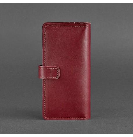 Портмоне из натуральной кожи 7.0 (бордовое)