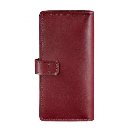 Портмоне из натуральной кожи 7.0 (бордовое)