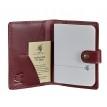 Обложка для паспорта из кожи 3.0 (бордовая)