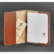 Обкладинка для паспорта зі шкіри 1.3 (світло-коричнева)