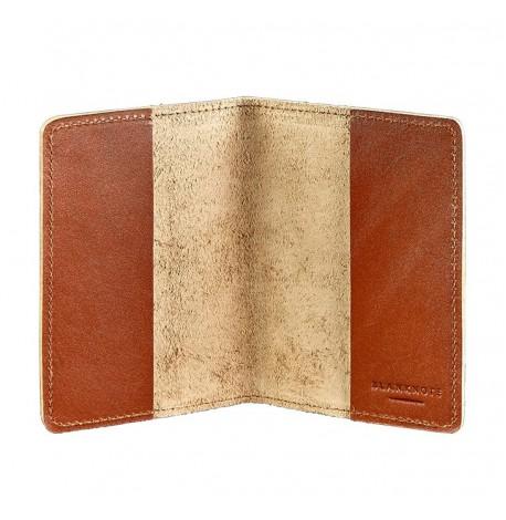 Обкладинка для паспорта зі шкіри 1.3 (світло-коричнева)