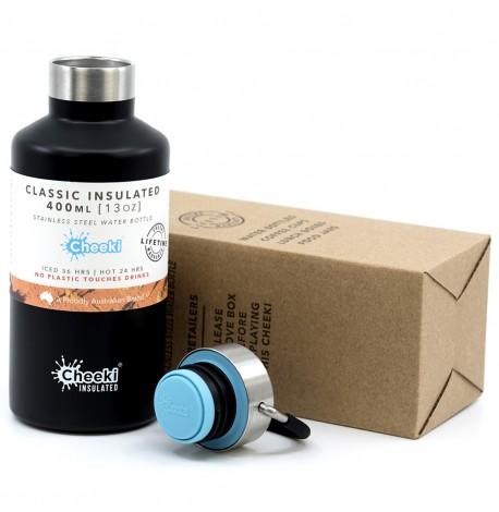 Термобутылка Cheeki Classic Insulated Matte Black (400 мл)
