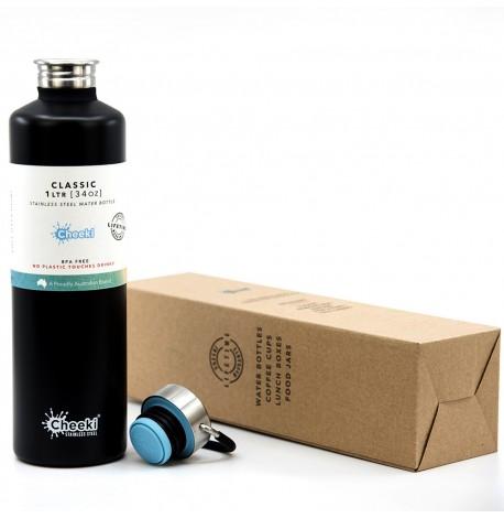 Бутылка для воды Cheeki Classic Single Wall Matte Black (1 литр)
