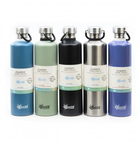 Бутылка для воды Cheeki Classic Single Wall Matte Black (1 литр)