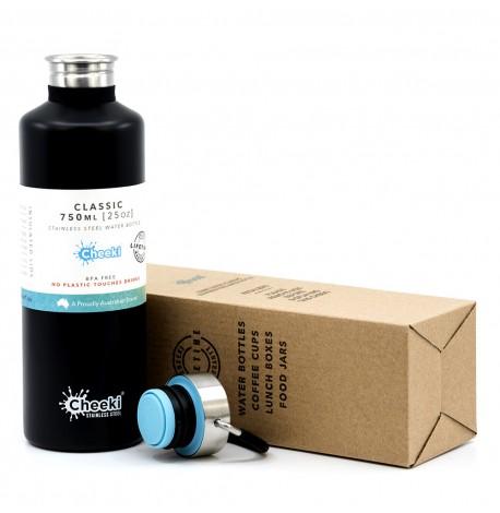 Пляшка для води Cheeki Classic Single Wall Matte Black (750 мл)