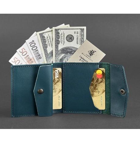 Гаманець жіночий з натуральної шкіри 2.1 (зелений)