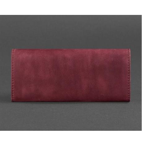 Гаманець жіночий з натуральної шкіри Керрі 1.0 (шкіра crazy horse) бордовий