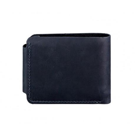 Чоловіче портмоне з натуральної шкіри Zeus 9.0 (темно-синє)