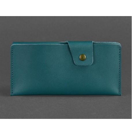 Портмоне-купюрник из натуральной кожи 8.0 (зеленое)