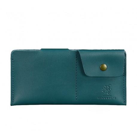 Портмоне-купюрник из натуральной кожи 8.0 (зеленое)