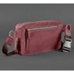 Поясна сумка-бананка Dropbag Maxi шкіряна (шкіра crazy horse) бордова