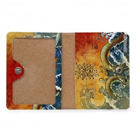 Обложка на ID паспорт или права "Китайский дракон"