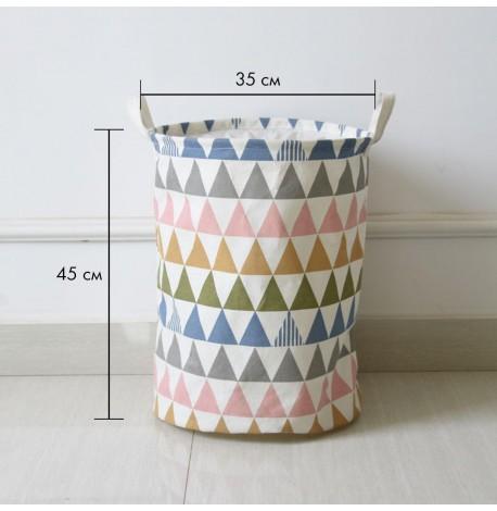 Кошик для іграшок, білизни Triangles