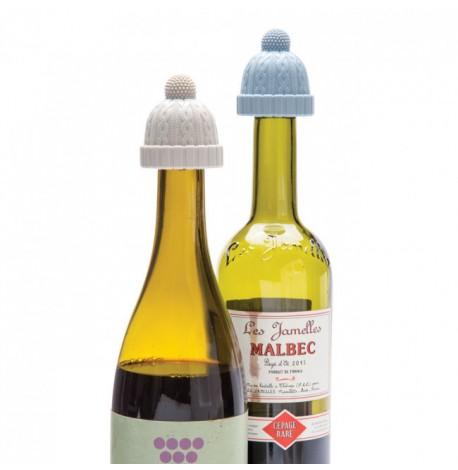 Набор стопперов для бутылок Beanie Monkey Business (голубой-серый)