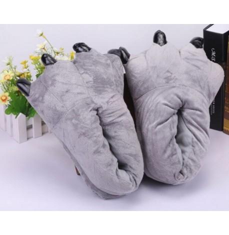 Домашні тапочки "Сірі лапи"