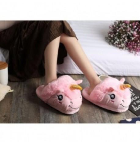 Домашні тапочки "Єдиноріг" (рожеві)