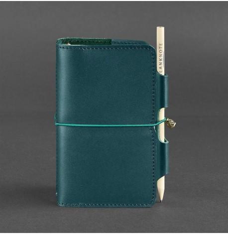 Шкіряний блокнот софт-бук 3.0 (малахіт)