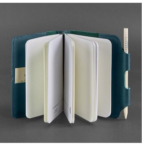 Шкіряний блокнот софт-бук 3.0 (малахіт)