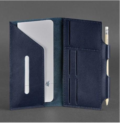 Кожаный тревел-кейс 3.0 (темно-синий)