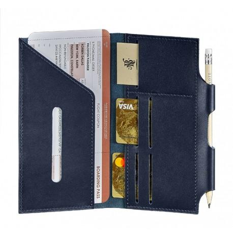 Кожаный тревел-кейс 3.0 (темно-синий)