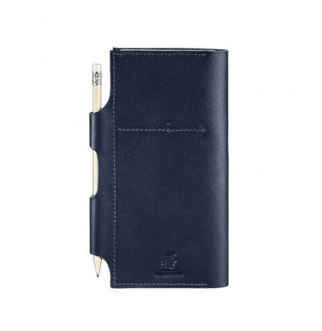 Кожаный тревел-кейс 3.0 (темно-синий)