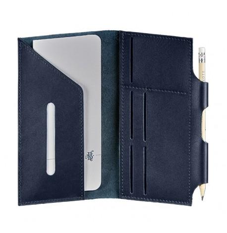 Кожаный тревел-кейс 3.0 (темно-синий)
