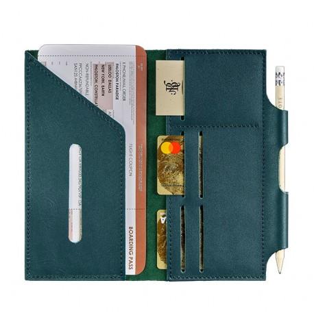 Кожаный тревел-кейс 3.0 (зеленый)