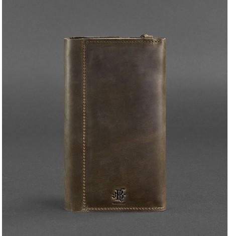 Клатч-органайзер (тревел-кейс) 5.0 (темно-коричневий) шкіра Crazy Horse