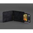 Зажим для грошей шкіряний 10.0 (чорний) шкіра Crazy Horse