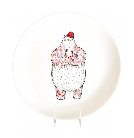 Тарелка «Голодный Мишка»