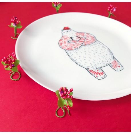 Тарелка «Голодный Мишка»