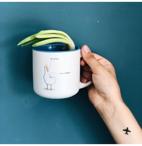 Кружка з Гусьом «Фу на них» (350 мл) blue