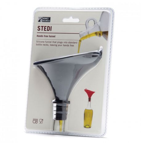 Лійка для пляшки Stedi Monkey Business (чорна)