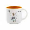 Кружка з Гусьом «Хуяк» (350 мл) orange