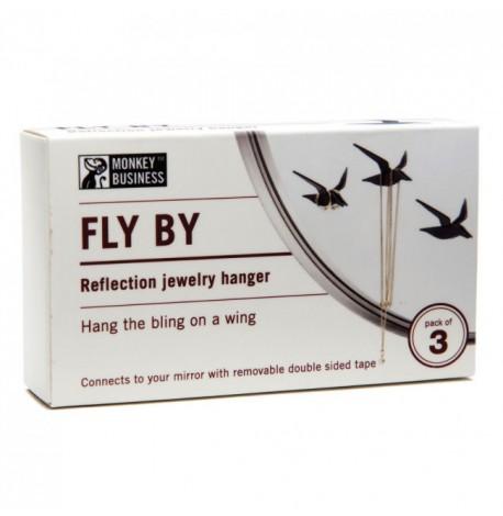 Набір тримачів для прикрас Fly By Monkey Business (чорний)