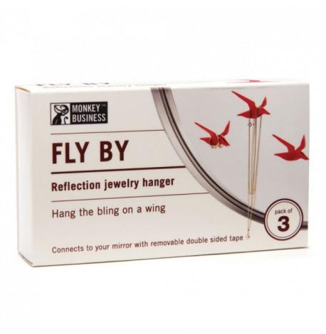 Набір тримачів для прикрас Fly By Monkey Business (червоний)