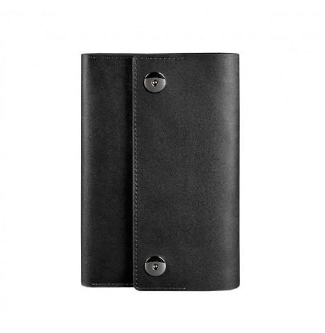 Кожаный блокнот софт-бук 5.0 A5 mini (черный)